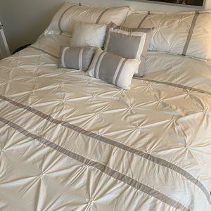 7 piece comforter set king size!
